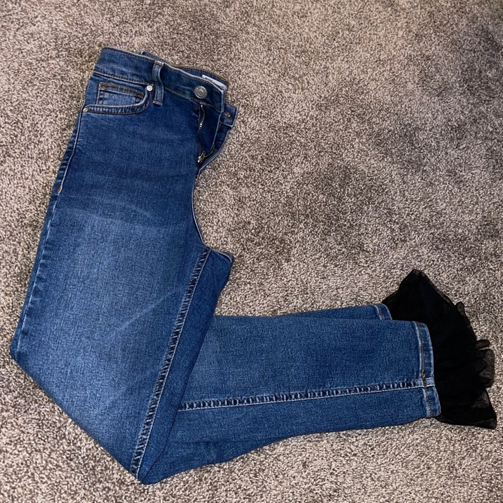 Top Shop Tulle Ankle Jamie Jeans